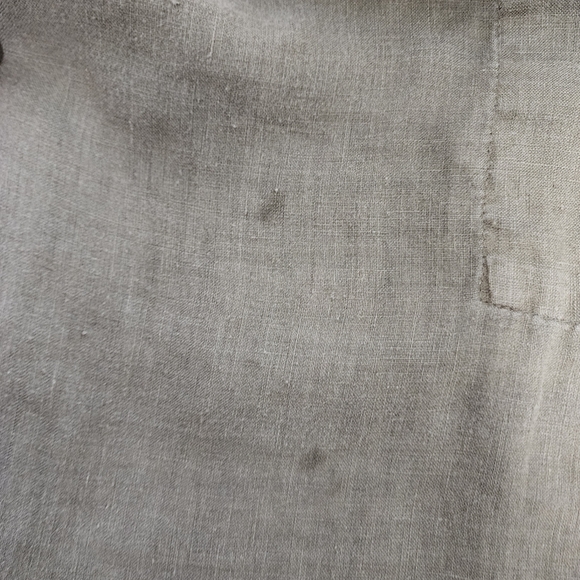 Cut Loose Lagenlook Wide Leg Sage 100% Linen Pants - Picture 5 of 11